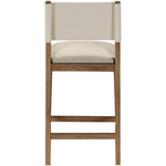 Avon Vegan Leather Counter Stool in Beige