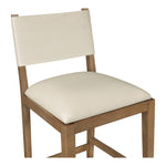 Avon Vegan Leather Counter Stool in Beige
