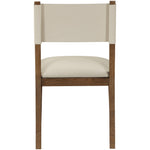 Avon Vegan Leather Dining Side Chair in Beige