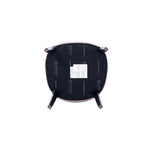 Kara Wood Upholstered Dining Chair in Light Gray