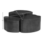 Banyan Iron Coffee Table in Black