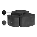 Banyan Iron Coffee Table in Black