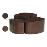 Banyan Iron Coffee Table in Brown