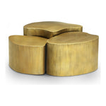 Banyan Iron Coffee Table in Gold