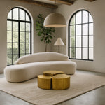 Banyan Iron Coffee Table in Gold