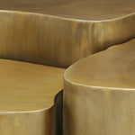 Banyan Iron Coffee Table in Gold