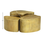 Banyan Iron Coffee Table in Gold