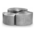 Banyan Iron Coffee Table in Silver