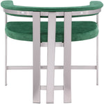 Marcello Velvet Upholstered Counter Stool in Green