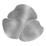 Banyan Iron Coffee Table in Silver