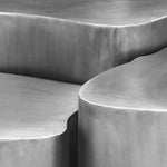 Banyan Iron Coffee Table in Silver