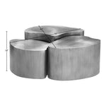 Banyan Iron Coffee Table in Silver