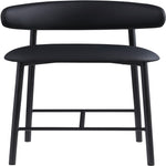 Lupita Vegan Leather Upholstered Counter Stool (996-C) in Black