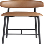 Lupita Vegan Leather Upholstered Counter Stool (996-C) in Cognac