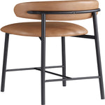 Lupita Vegan Leather Upholstered Counter Stool (996-C) in Cognac