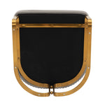 Raya Vegan Leather Wood Dining Chair in Taupe