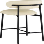 Lupita Vegan Leather Upholstered Counter Stool (996-C) in Cream