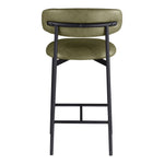 Lupita Vegan Leather Upholstered Counter Stool (996-C) in Olive