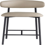 Lupita Vegan Leather Upholstered Counter Stool (996-C) in Taupe