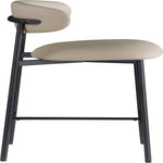 Lupita Vegan Leather Upholstered Counter Stool (996-C) in Taupe