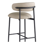 Lupita Vegan Leather Upholstered Counter Stool (996-C) in Taupe
