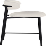Lupita Vegan Leather Upholstered Counter Stool (996-C) in Off-White