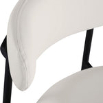 Lupita Vegan Leather Upholstered Counter Stool (996-C) in Off-White