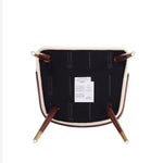 Reeva Vegan Leather Wood Dining Chair in Cream
