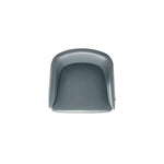 Reeva Vegan Leather Wood Dining Chair in Gray