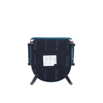 Hillman Wood Upholstered Armchair in Blue