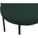 Beacon Boucle Fabric Upholstered Dining Chair in Green