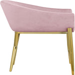 Xavier Velvet Upholstered Counter Stool (867-C) in Pink