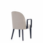 Hillman Wood Upholstered Armchair in Light Gray