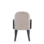Hillman Wood Upholstered Armchair in Light Gray