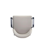 Hillman Wood Upholstered Armchair in Light Gray