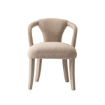 Palmer Tweed Upholstered Armchair in Gold Dust