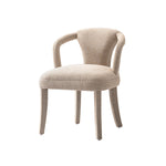 Palmer Tweed Upholstered Armchair in Gold Dust