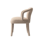 Palmer Tweed Upholstered Armchair in Gold Dust