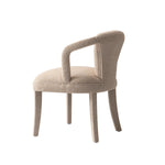 Palmer Tweed Upholstered Armchair in Gold Dust