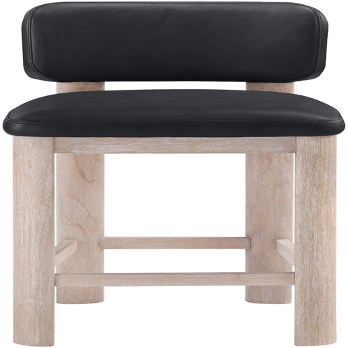Paloma Vegan Leather Upholstered Counter Stool (88054-C) in Black