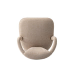 Palmer Tweed Upholstered Armchair in Gold Dust