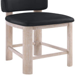 Paloma Vegan Leather Upholstered Counter Stool (88054-C) in Black