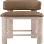 Paloma Vegan Leather Upholstered Counter Stool (88054-C) in Brown
