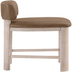 Paloma Vegan Leather Upholstered Counter Stool (88054-C) in Brown