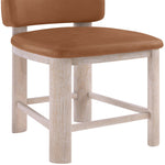 Paloma Vegan Leather Upholstered Counter Stool (88054-C) in Cognac