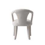 Palmer Tweed Upholstered Armchair in Silver Lining