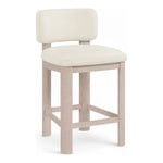 Paloma Vegan Leather Upholstered Counter Stool (88054-C) in Cream