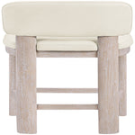 Paloma Vegan Leather Upholstered Counter Stool (88054-C) in Cream