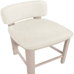 Paloma Vegan Leather Upholstered Counter Stool (88054-C) in Cream