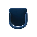 Carrington Velvet Upholstered Armchair in Midnight Blue